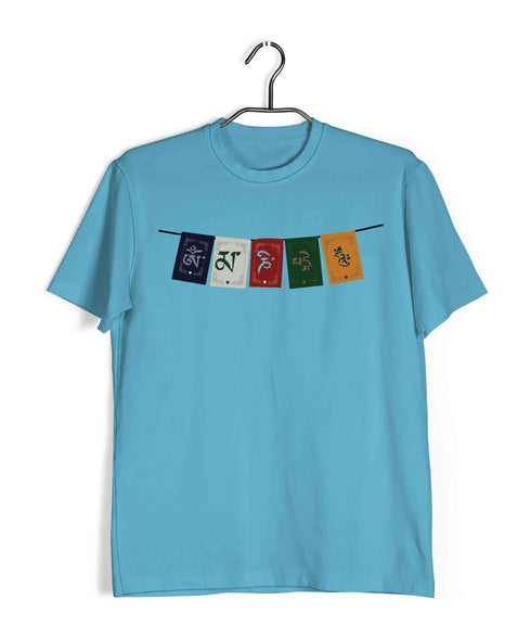 Travel LADAKH FLAG Travel Casual Graphic Printed T-Shirt for Men